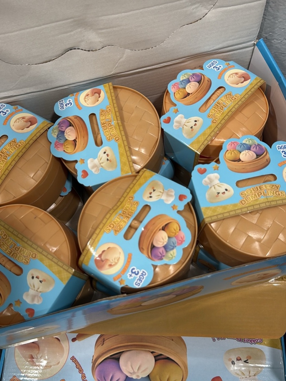 Squeezy Dumplings Toy Set - Pastel Multi-Color